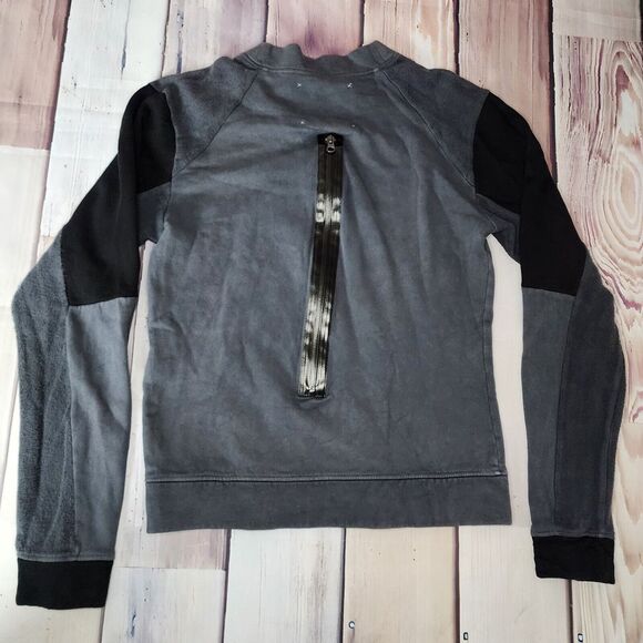 TOURNE DE TRANSMISSION 2012 Size S Sweatshirt Fleece Zip Back Accent Gray Black - Picture 2 of 6
